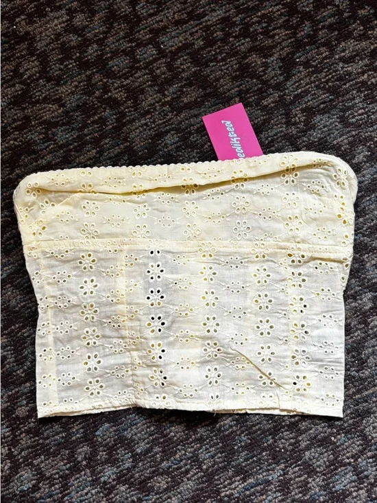 Edikted Yellow Tube Top - Picture 1 of 2